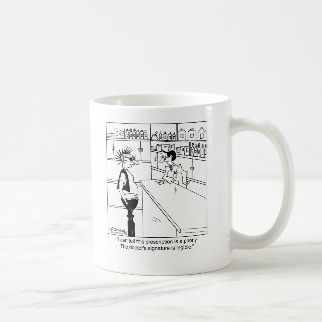 Mug Pourquoi Signature Legible du docteur ? (Droite)