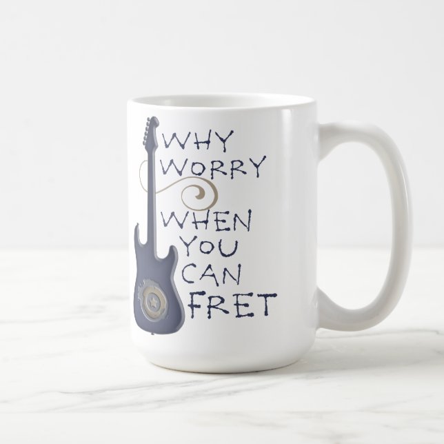 Mug Pourquoi vous inquiétez-vous quand vous pouvez jou (Droite)