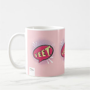 Mug POURTANT Bande dessinée Discours Bubble Funny rose