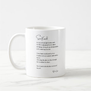 Mug Poussée de thé poème d'encouragement solaire