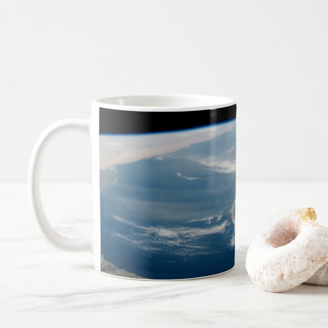 Mug Poussière Sur La Mer Méditerranée Et L'Île Chypre (Avec donut)