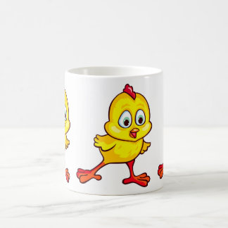 Mug Poussins jaunes drôles