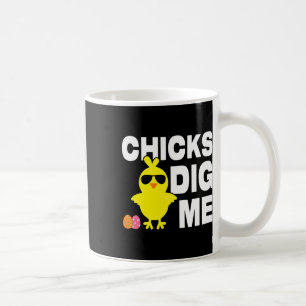 Mug Poussins Me Creuser Hommes Garçons Drôle Chasse au