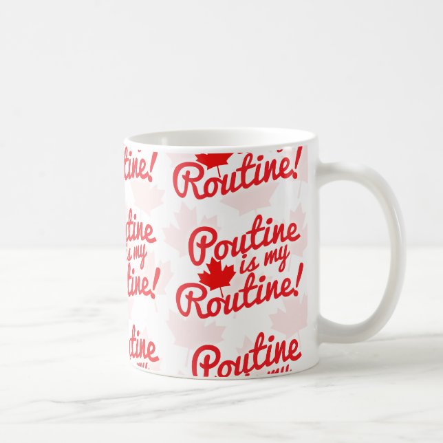 Mug Poutine est mon motif courant (Droite)