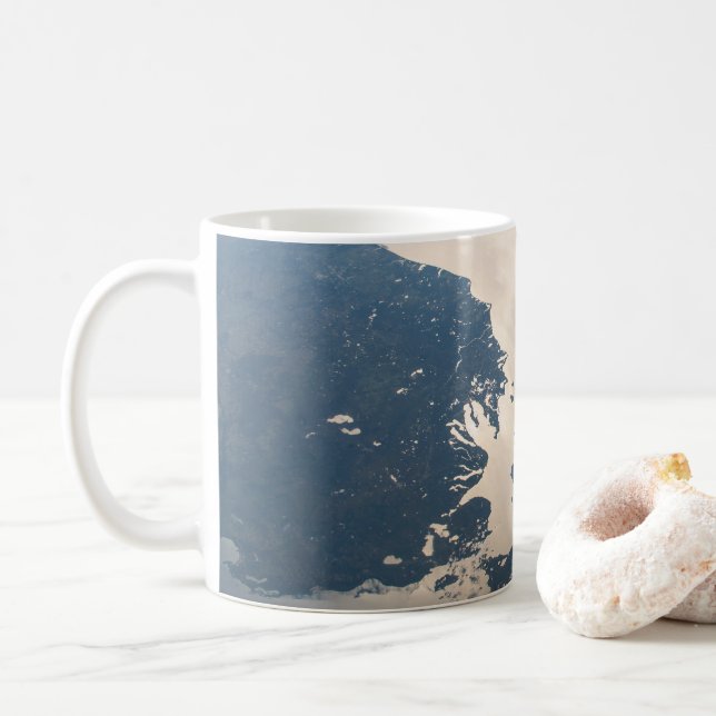 Mug Poutres Sunglint Au Bord Du Lac Michigan (Avec donut)