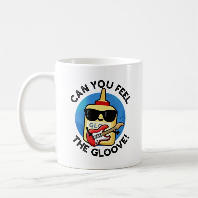 Mug Pouvez-Vous Sentir Le Gloove Funny Colue Pun (Gauche)
