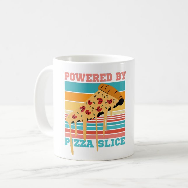MUG POWERED BY PIZZA SLICE - PIZZA LOVER (Devant gauche)