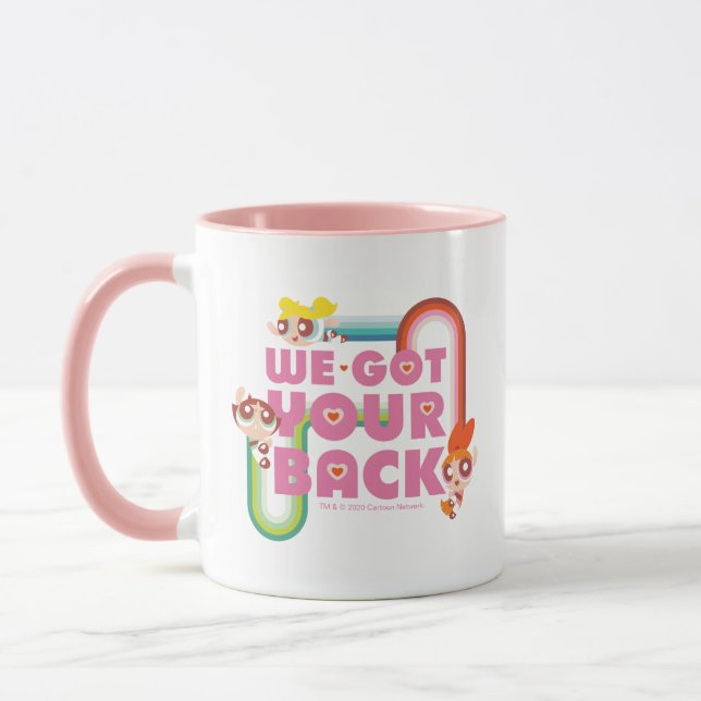 Mug Powerpuff Girls : Nous Avons Ton Dos (Gauche)