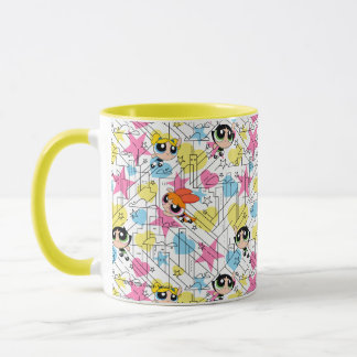 Mug Powerpuff Girls Townsville Pattern