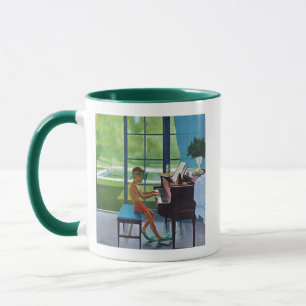 Mug Pratique en matière de piano de Poolside