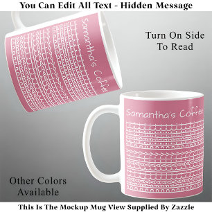 Mug Pratiquement parfait et nom Message caché 137WP