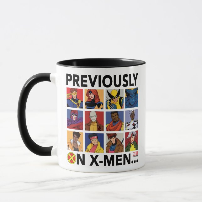 Mug "Précédemment Sur X-Men..." (Gauche)