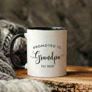 Mug pregnancy announcement gift grandpa