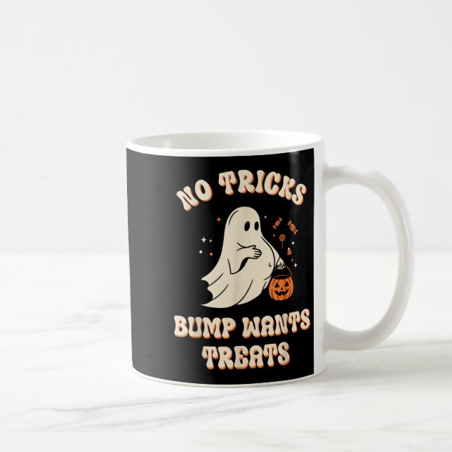 Mug Pregnant Ghost Lazy Trick Or Treat Dress Funny Hal (Droite)