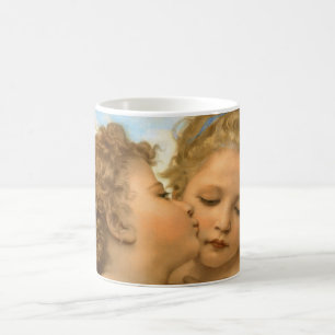 Mug Premier Baiser (détail d'ange) de Bouguereau