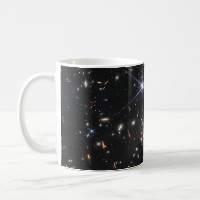 Mug Premier champ profond de l'univers de James webb (Gauche)