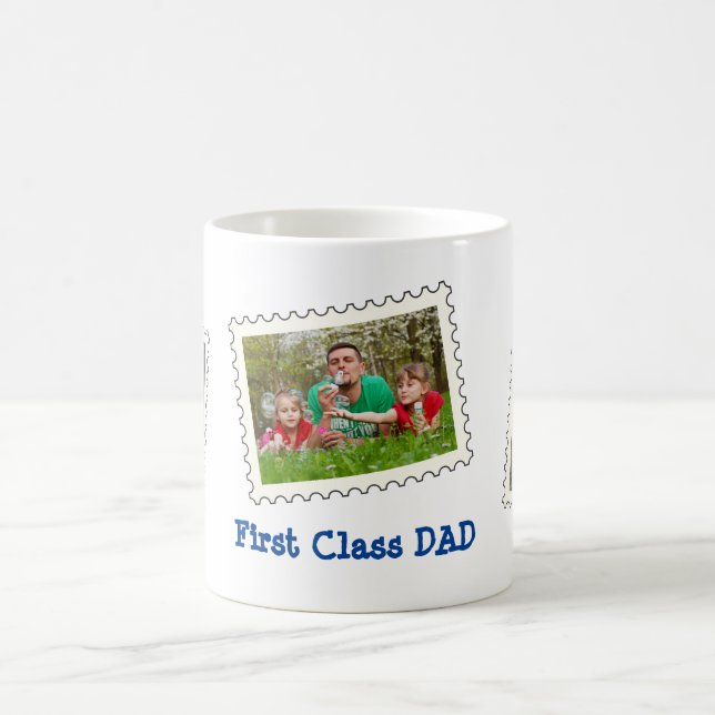 Mug Premier DAD Meilleur Papa Jamais personnalisé 3 ph (Centre)