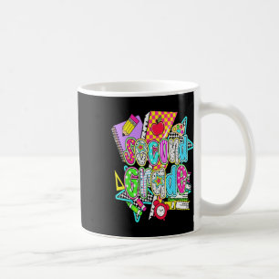 Mug Premier jour de deuxième année Bundle floral pour