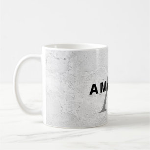 Mug Premier monogramme professionnel uni ajouter votre