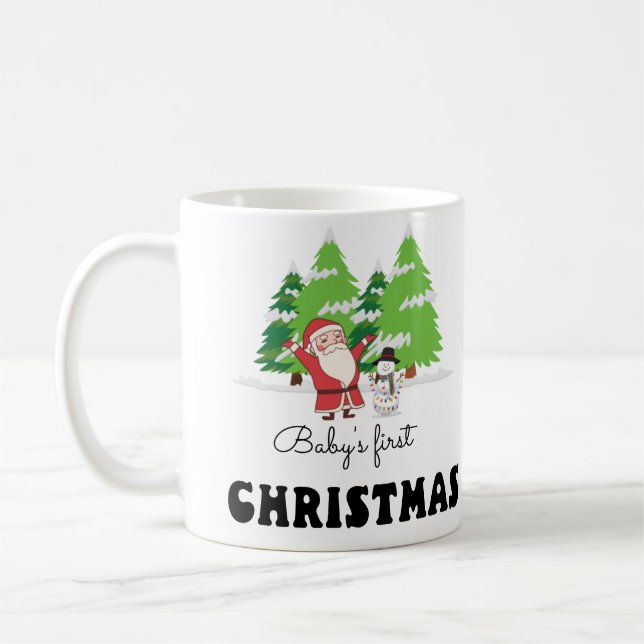 Mug Premier Noël du bébé (Gauche)