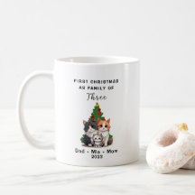 Premier Noël Personnalisé En Famille De Trois
