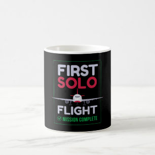 Mug Premier vol d'avion en solo