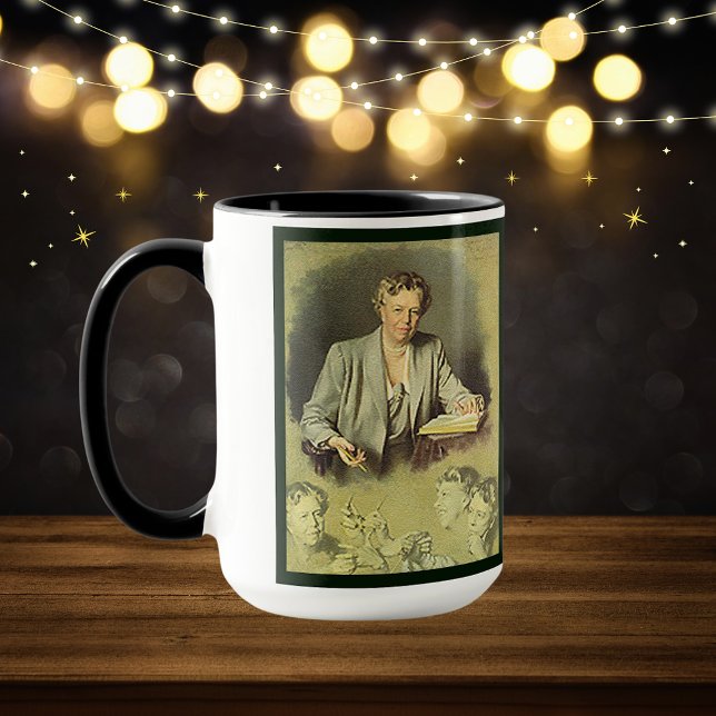 Mug Première dame Anna Eleanor Roosevelt (First Lady Anna Eleanor Roosevelt Mug)