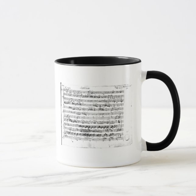 Mug Première de Sonate pour le violon et le clavecin (Droite)