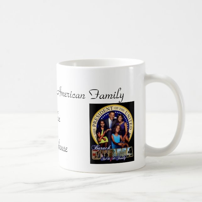 Mug Première famille d'Afro-américain (Droite)
