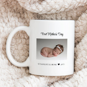 Mug Première Fête des mères Nouveau bébé Photo