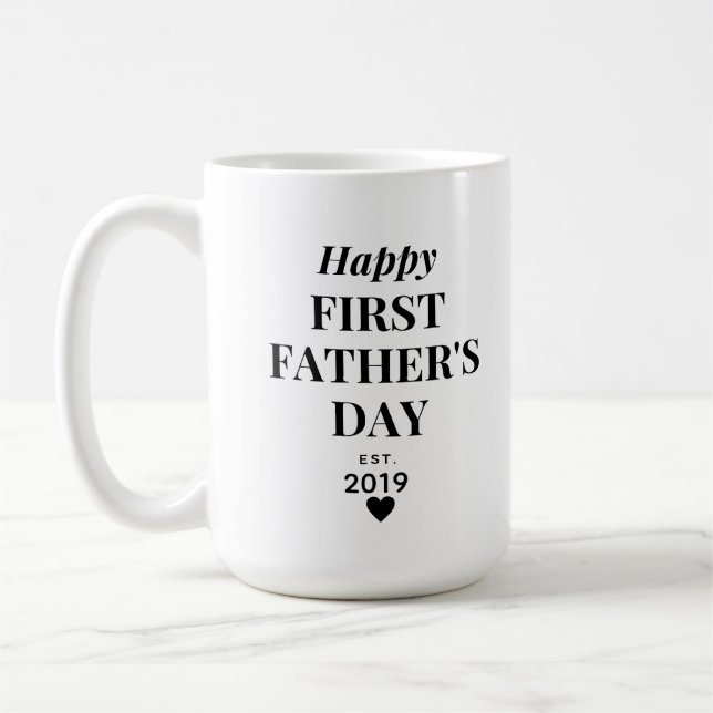Mug Première Fête des pères de Happy Happy Heart (Gauche)