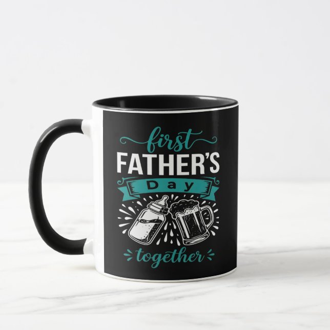 Mug Première fête des pères ensemble (Gauche)