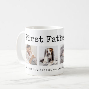 Mug Première Fête des pères   Grille photo sur texte d