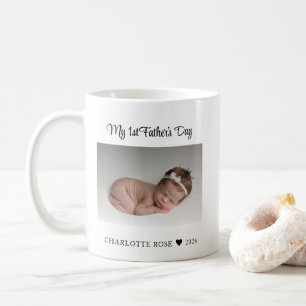 Mug Première Fête des pères Nouveau bébé photo
