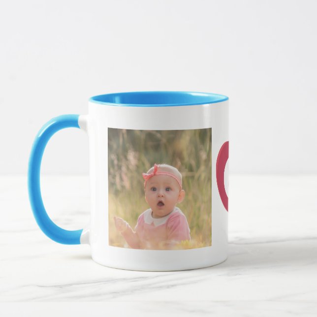 Mug Première Fête des pères Papa Tu es la meilleure ph (Gauche)