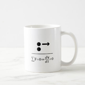 Mug Première loi de Newton