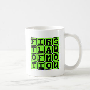 Mug Première Loi du Mouvement, Sir Isaac Newton