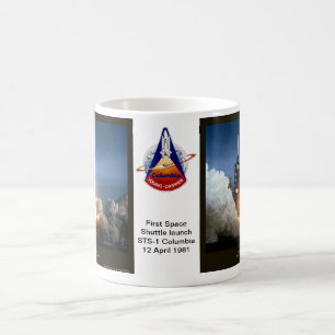 Mug Première navette spatiale lancer STS-1 Columbia