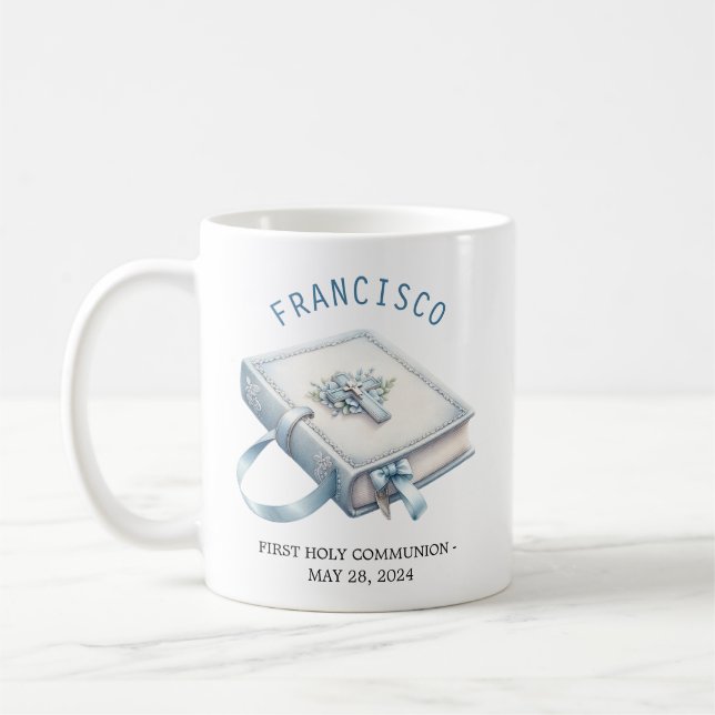 Mug Première Sainte Communion Événement religieux Flor (Gauche)