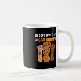 Mug Première Septembre Nous Portons Orange Leucémie Se