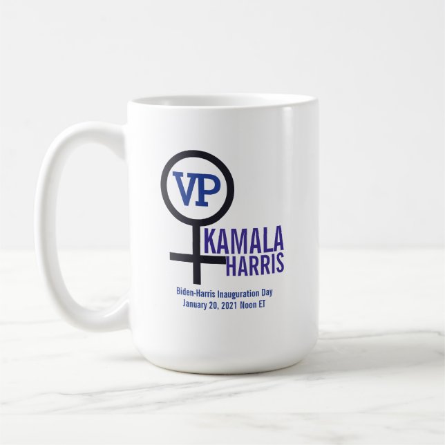 Mug Première vice-présidente Kamala Harris VP (Gauche)