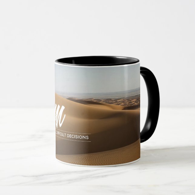 Mug Prendre des décisions difficiles (Devant droit)