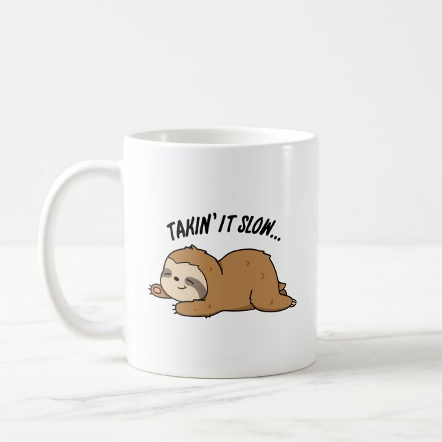 Mug Prendre Lentement Fatigué Jeu De Fente (Gauche)