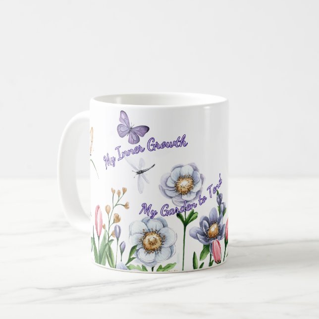 Mug Prendre soin de moi, Ma croissance intérieure (Devant gauche)