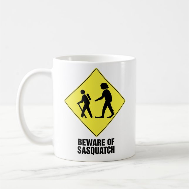 Mug Prenez garde de Sasquatch (Gauche)