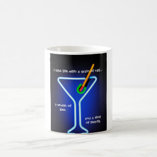 Mug Prenez la vie avec un grain de sel