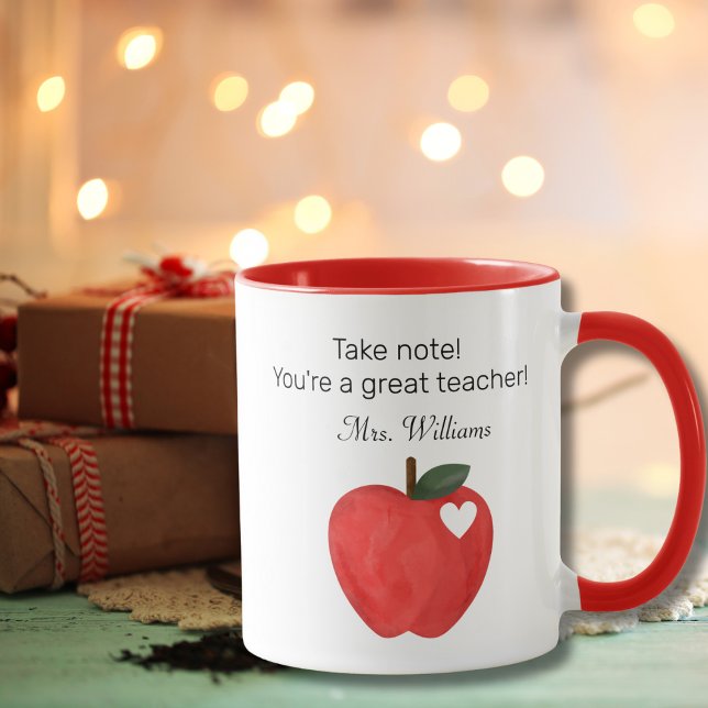 Mug Prenez note Votre grand professeur, Appréciation d (Créateur téléchargé)