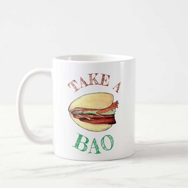 Mug PRENEZ UN BAO Pork Belly Bun Chinese Taiwanese Foo (Gauche)