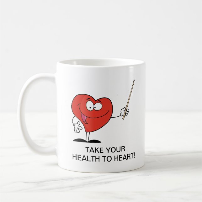 Mug Prenez votre santé au coeur (Gauche)