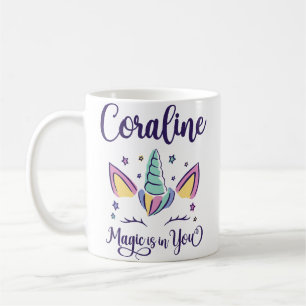 Mug Prénom Coraline Magie Personnalisée Est En Vous C